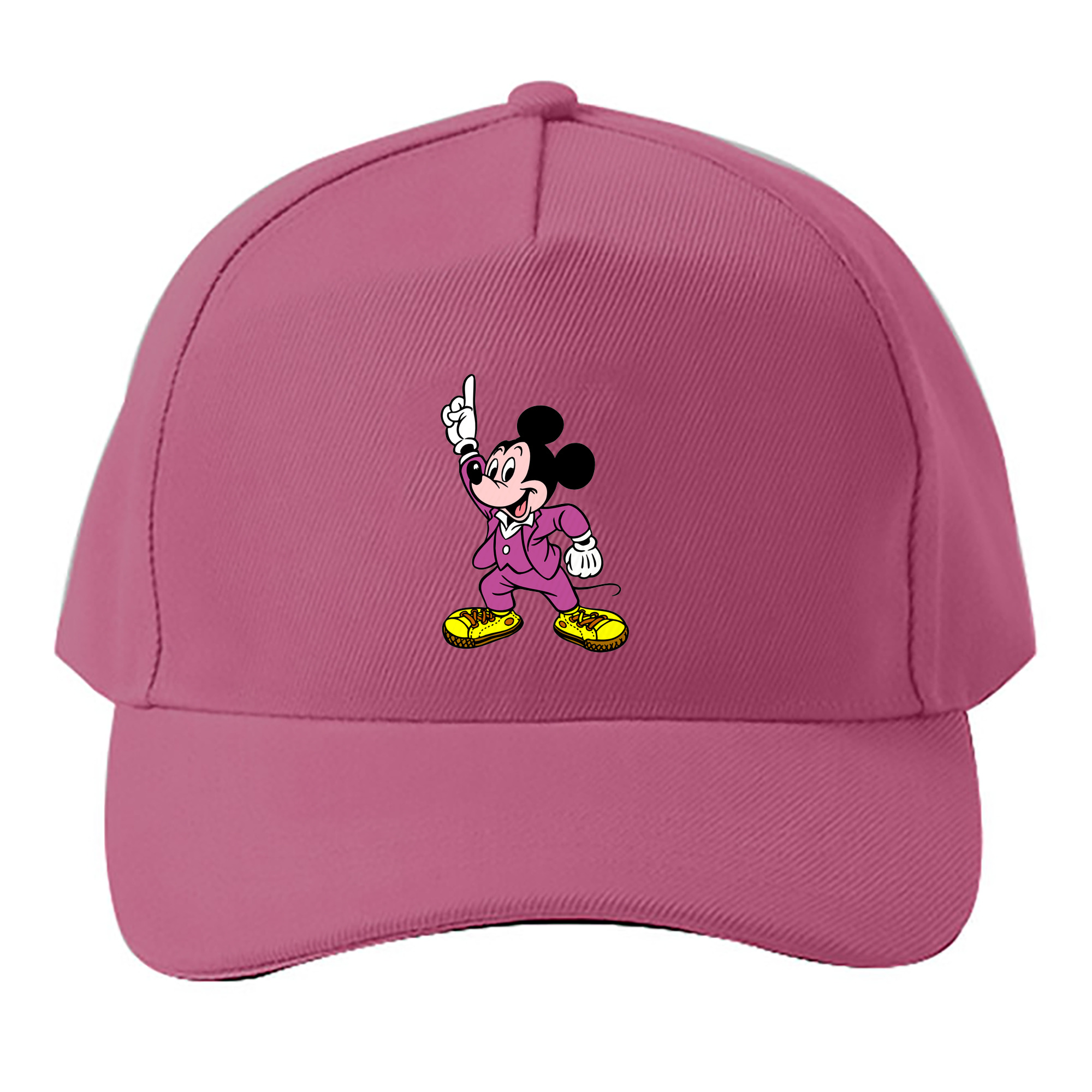 （画像用） ミッキーマウス Mickey Mouse ベースボールキャップ 綿100％ 男女兼用 帽子 スポーツ